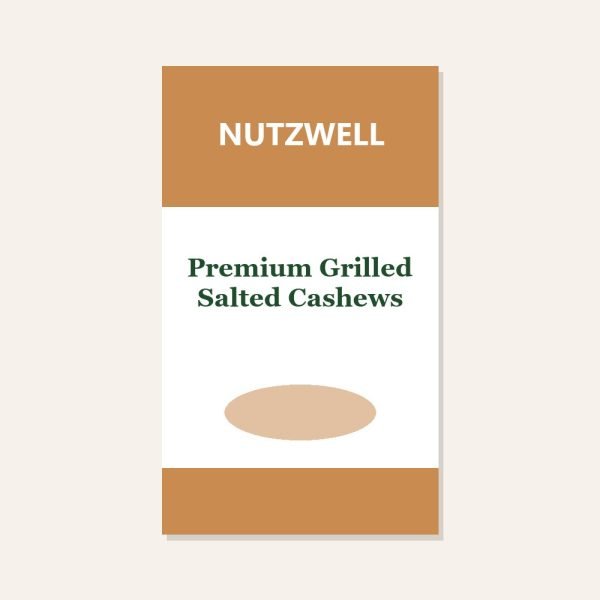 Nutzwell Premium Grilled Salted Cashews